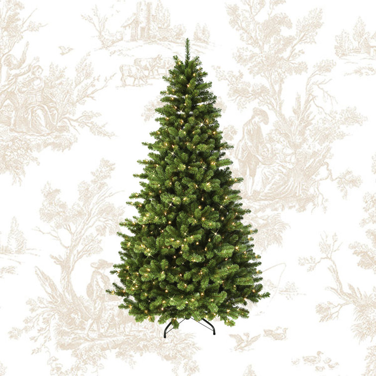 Kelly Clarkson Home Vermont 7.5' Green Spruce Artificial Christmas Tree